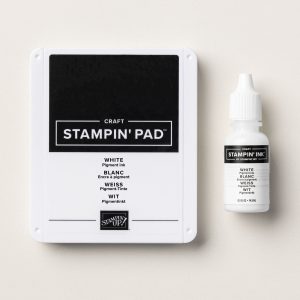 UNINKED STAMPIN’ PAD & WHITE CRAFT REFILL