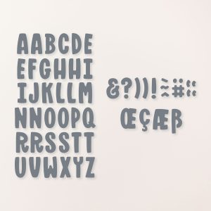 MINI ALPHABET DIES
