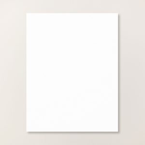 BASIC WHITE 8-1/2" X 11" CARDSTOCK