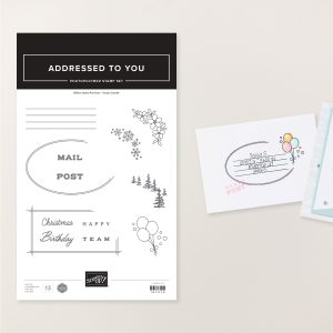 ADDRESSED TO YOU PHOTOPOLYMER STAMP SET (ENGLISH)