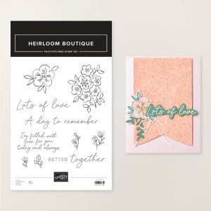HEIRLOOM BOUTIQUE PHOTOPOLYMER STAMP SET (ENGLISH)