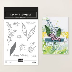 LILY OF THE VALLEY PHOTOPOLYMER STAMP SET (ENGLISH)