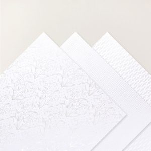LUXE WHITE 12" X 12" (30.5 X 30.5 CM) SPECIALTY DESIGNER SERIES PAPER