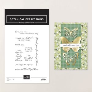 BOTANICAL EXPRESSIONS PHOTOPOLYMER STAMP SET (ENGLISH)