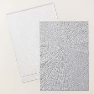 TEXTURED TREE RING 3D EMBOSSING FOLDER