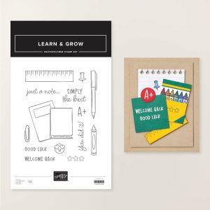 LEARN & GROW PHOTOPOLYMER STAMP SET (ENGLISH)